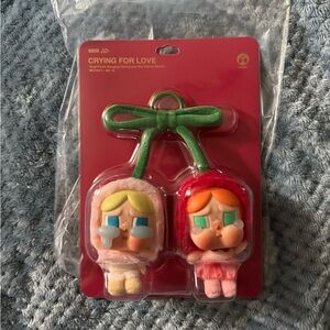 Pop Mart Crying for Love CryBaby Cherry Keychain